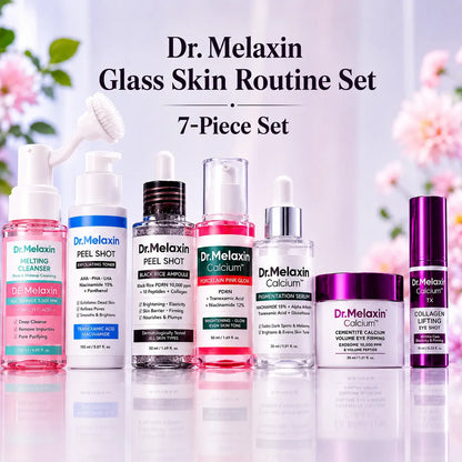Dr. Melaxin Glass Skin Routine Set Brighten, Smooth & Firm